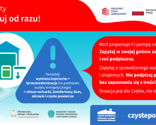 Ostrzeżenie dla wnioskodawców i beneficjentów programu „Czyste Powietrze”