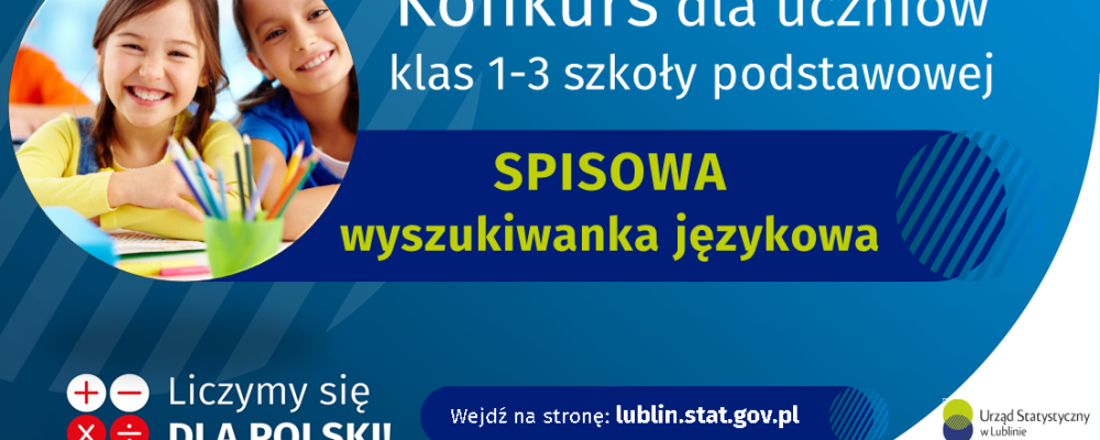 Konkurs dla uczniów klas 1-3 szkoły podstawowej pt. „Spisowa wyszukiwanka językowa” II EDYCJA