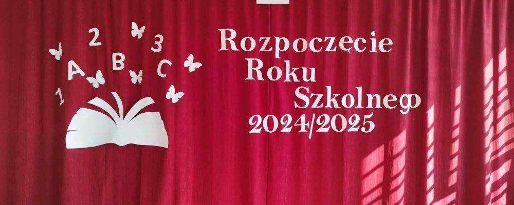 Uroczyste rozpoczęcie Roku Szkolnego z nowym Dyrektorem Szkoły